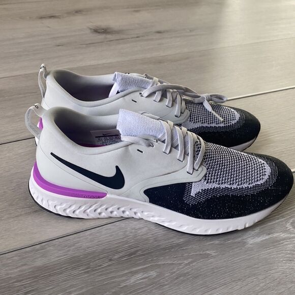 Nike‎ Odyssey React 2 Flyknit Grey/Purple New in Box - Picture 9 of 10